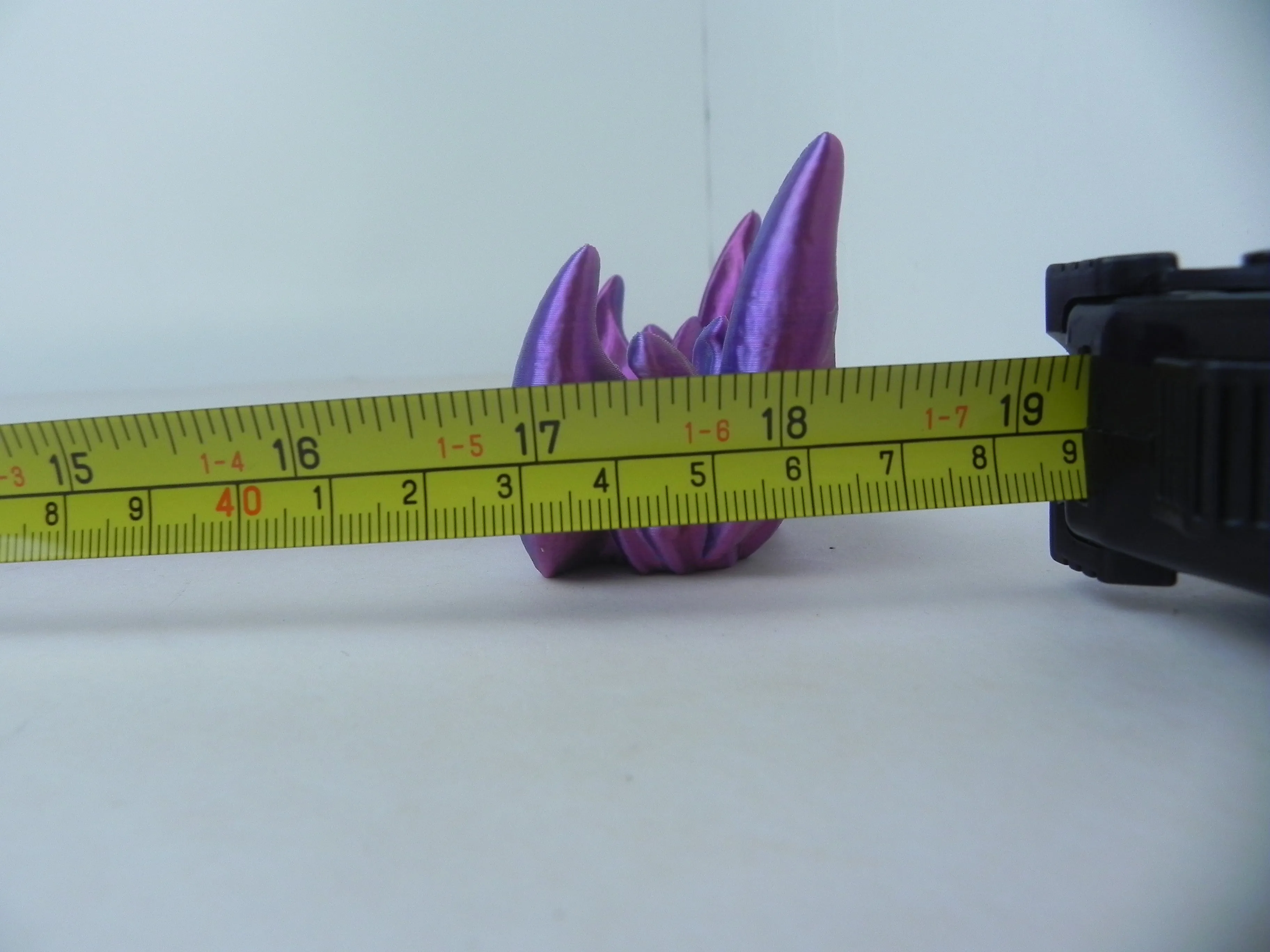 18" Purple and Pink Coral Dragon Fidget 3D Printed Articulated Dragon