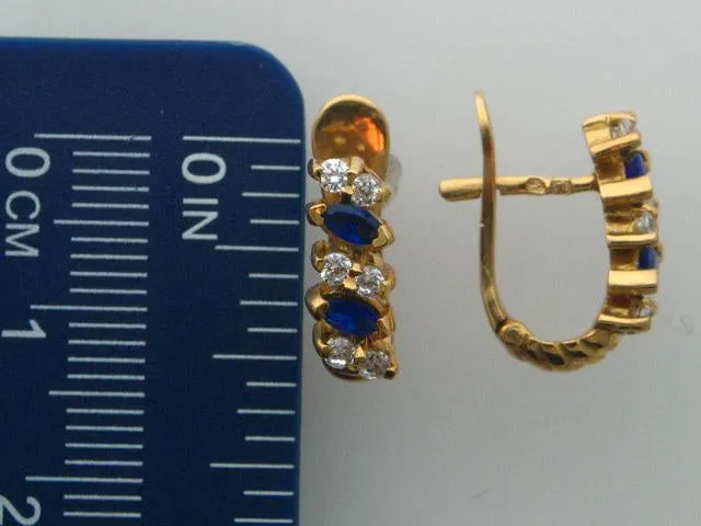 4786 - 19.2k Portuguese Gold Earrings