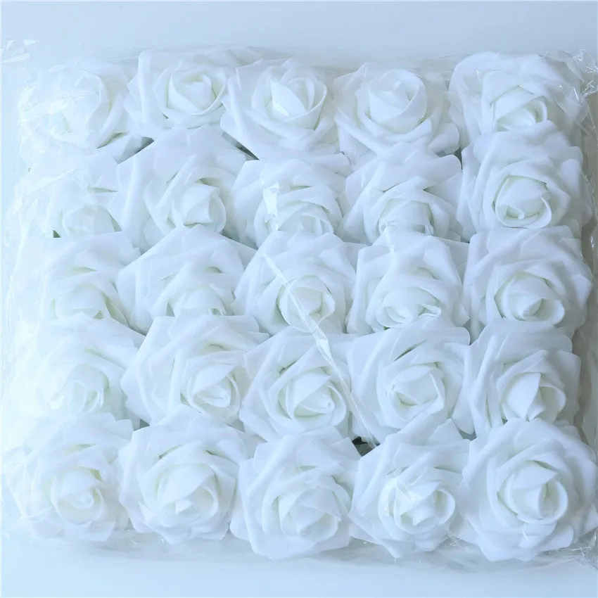 Artificial Flowers Foam Roses 25pcs
