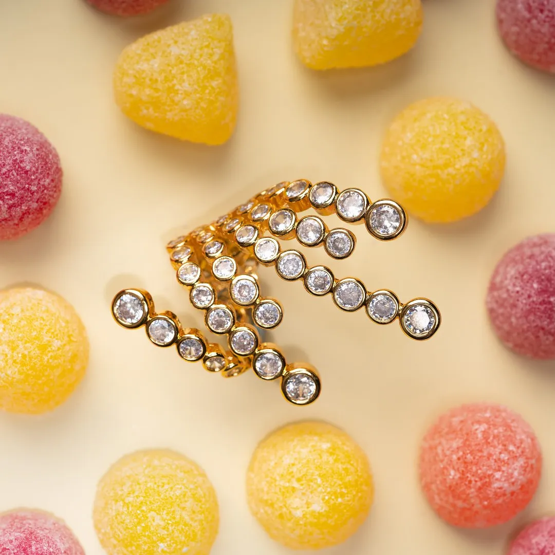 Aura Gold Wrap Cocktail Ring
