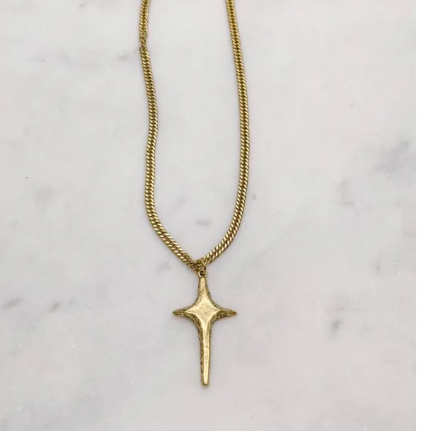 Awaken Star Cross Necklace