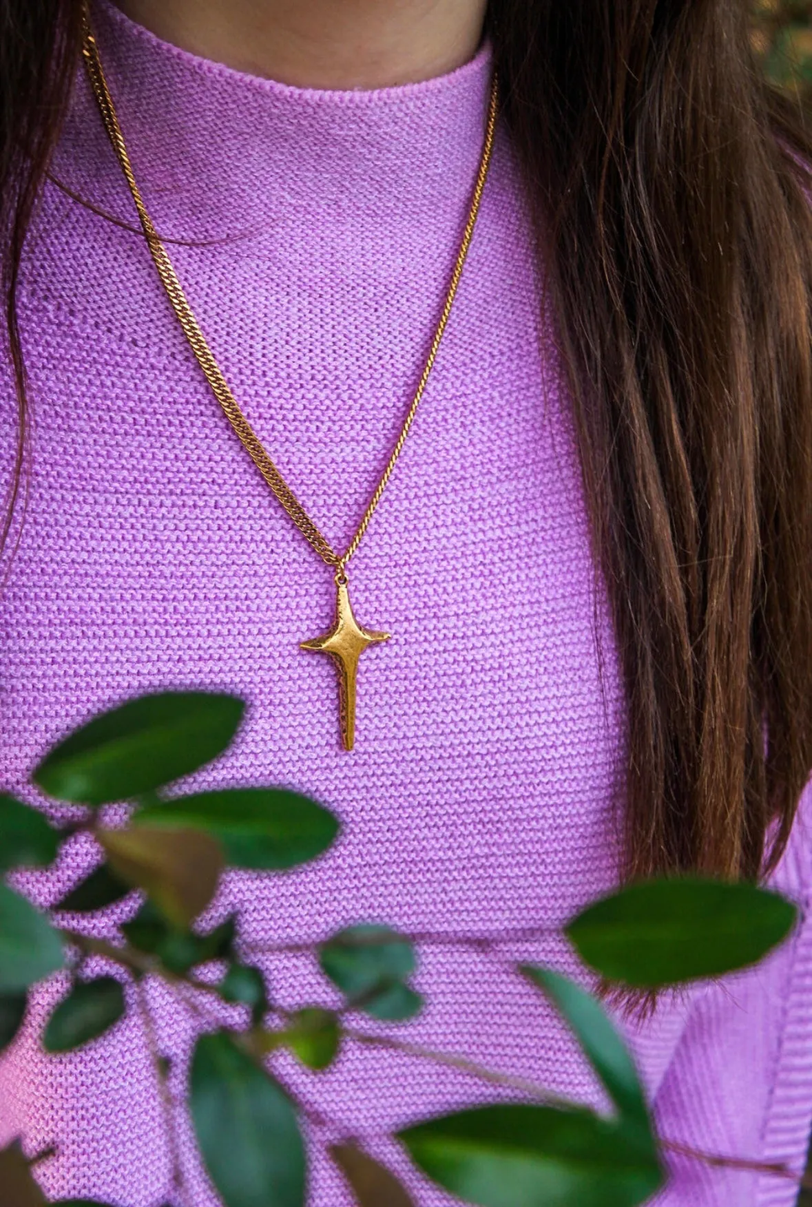Awaken Star Cross Necklace