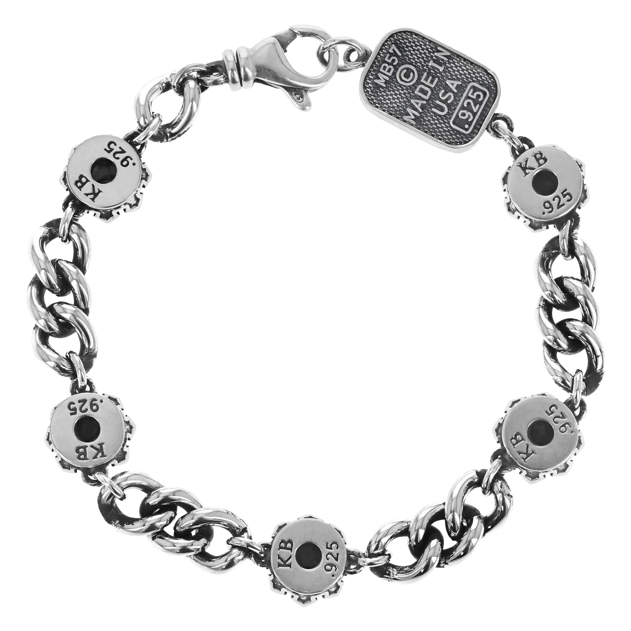 Crowned Onyx Bracelet