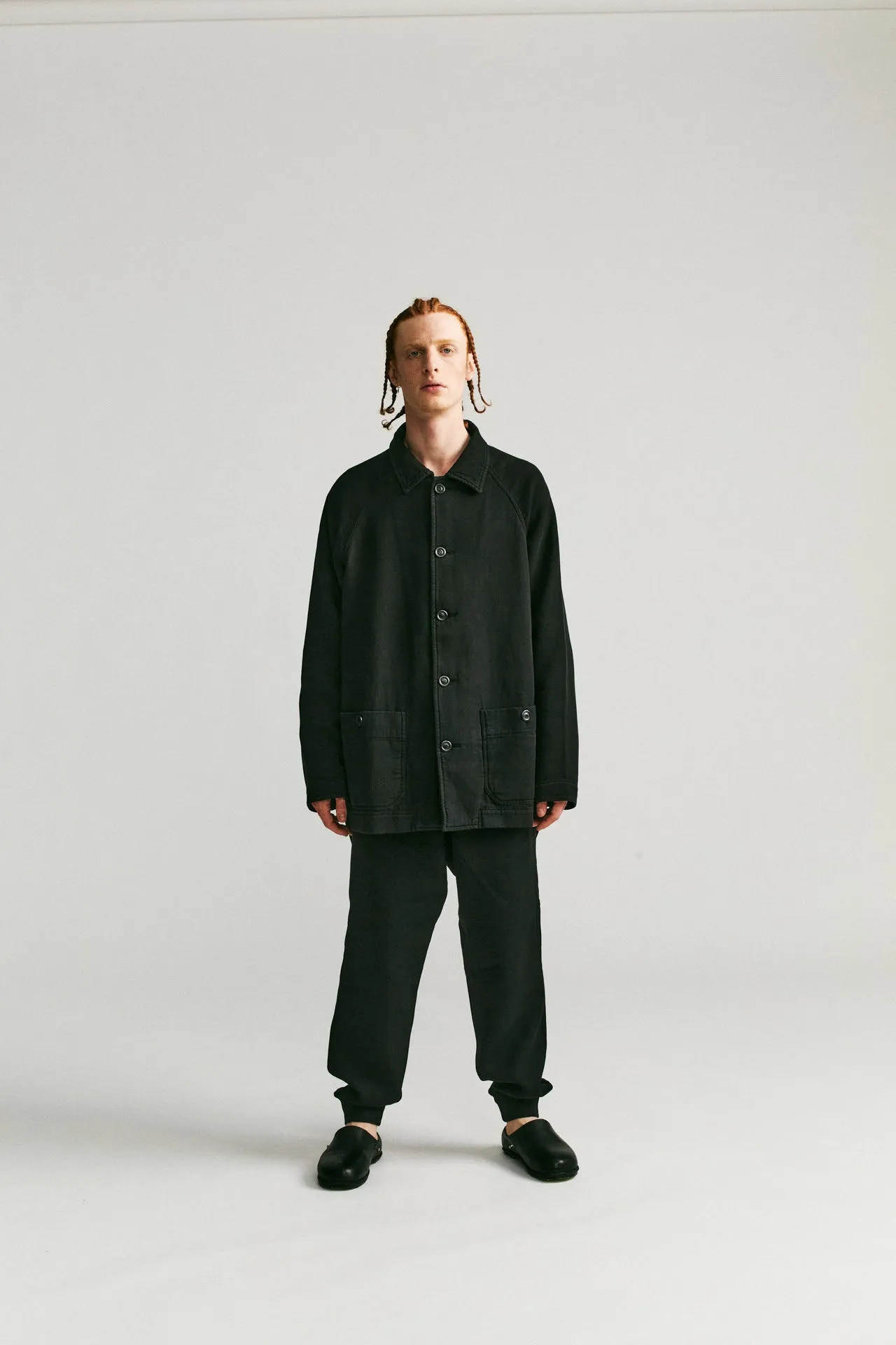 FELIX JACKET - JERSEY WEAVE - ONYX