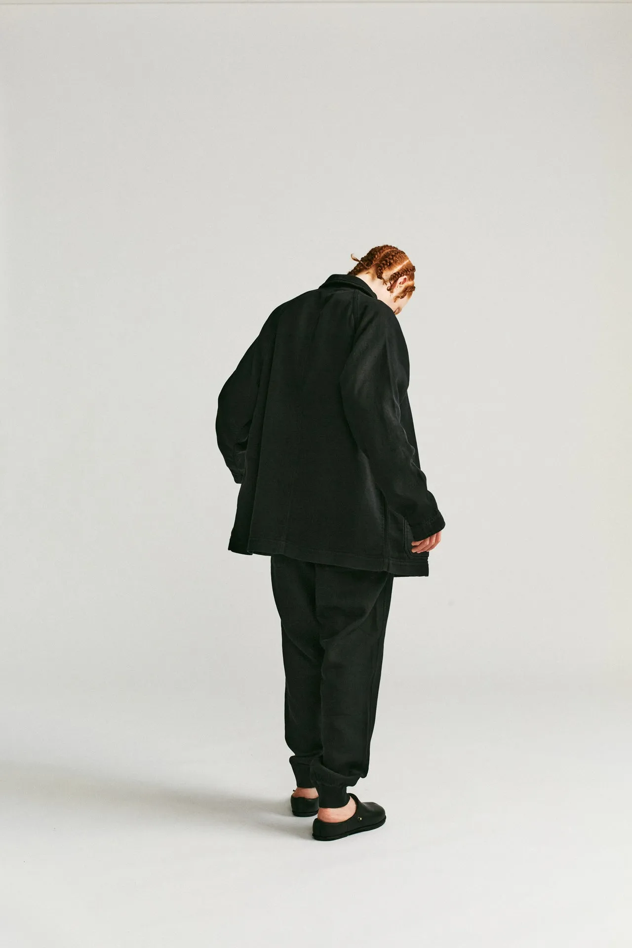 FELIX JACKET - JERSEY WEAVE - ONYX
