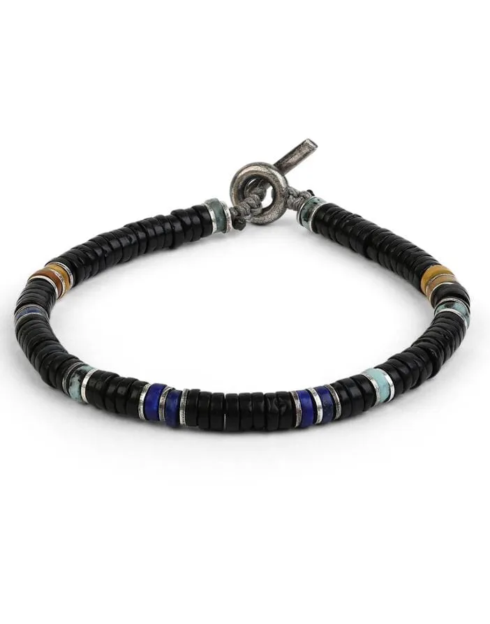 Frosted Onyx Mix Gemstone Bracelet