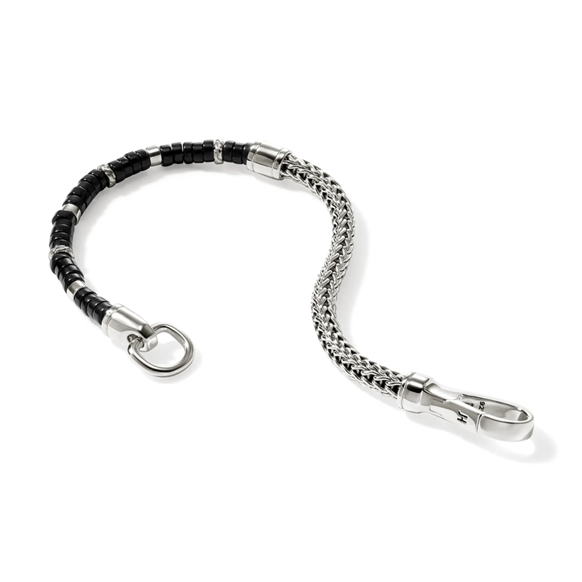 Heishi Chain Bracelet, Silver|BUS9012521BON