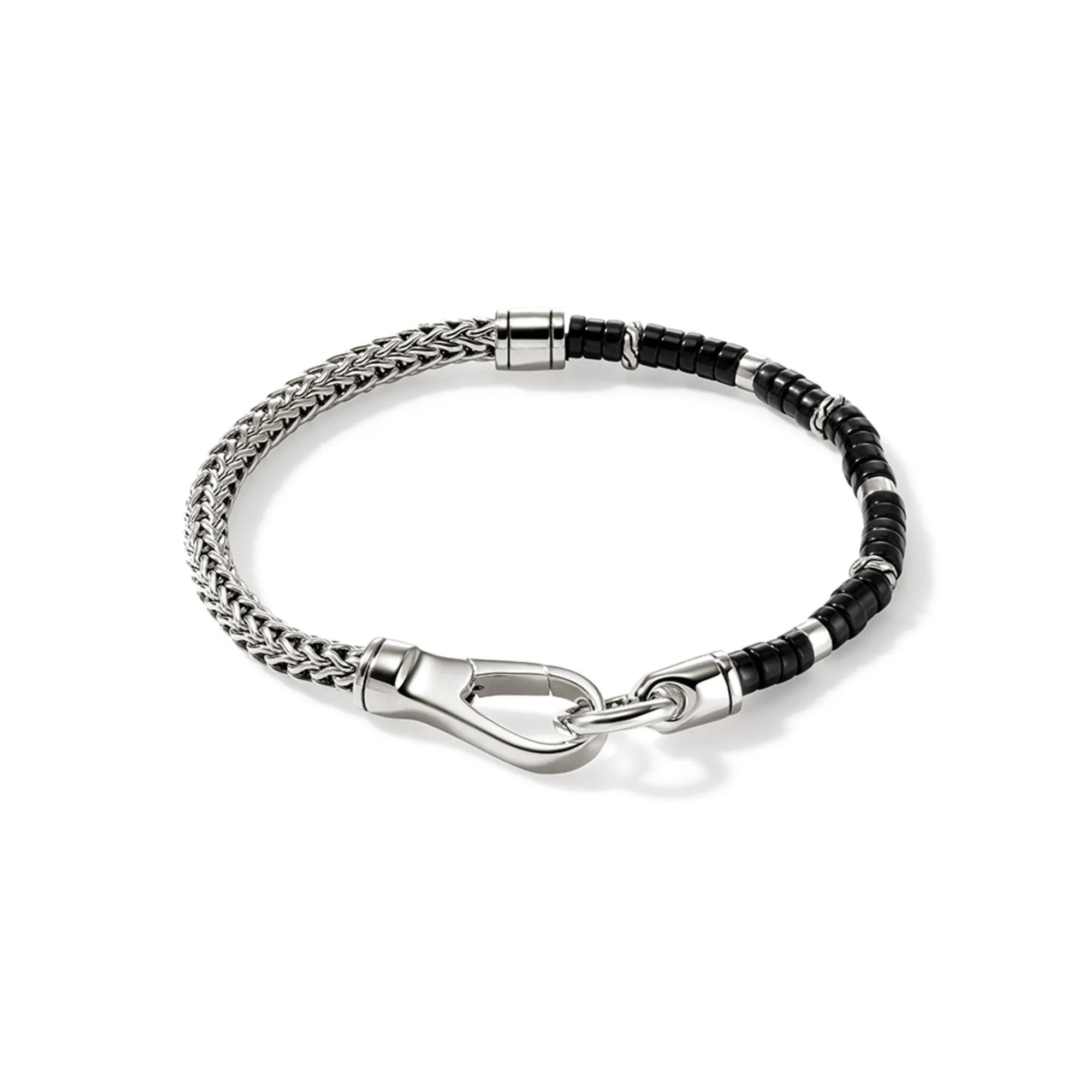 Heishi Chain Bracelet, Silver|BUS9012521BON