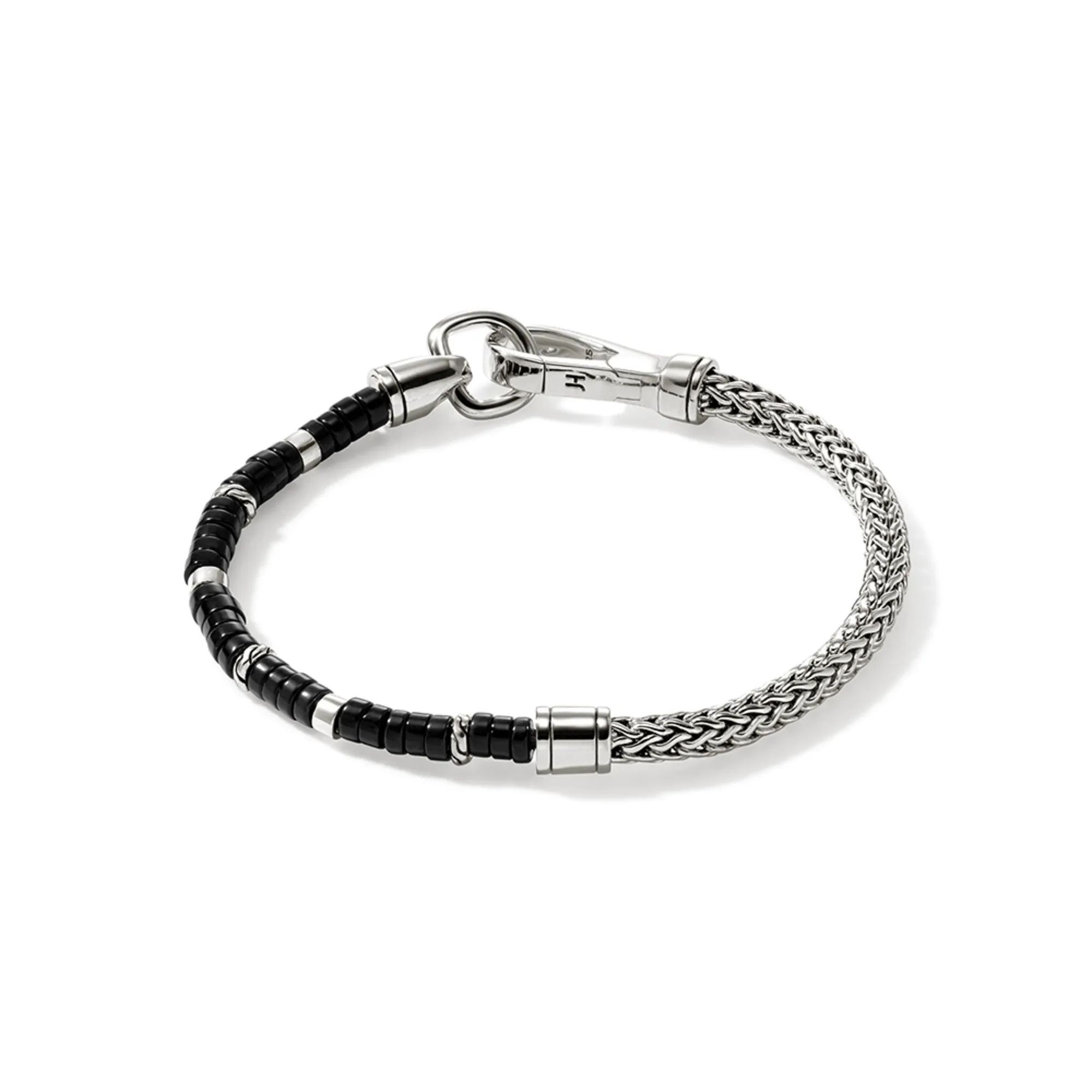 Heishi Chain Bracelet, Silver|BUS9012521BON