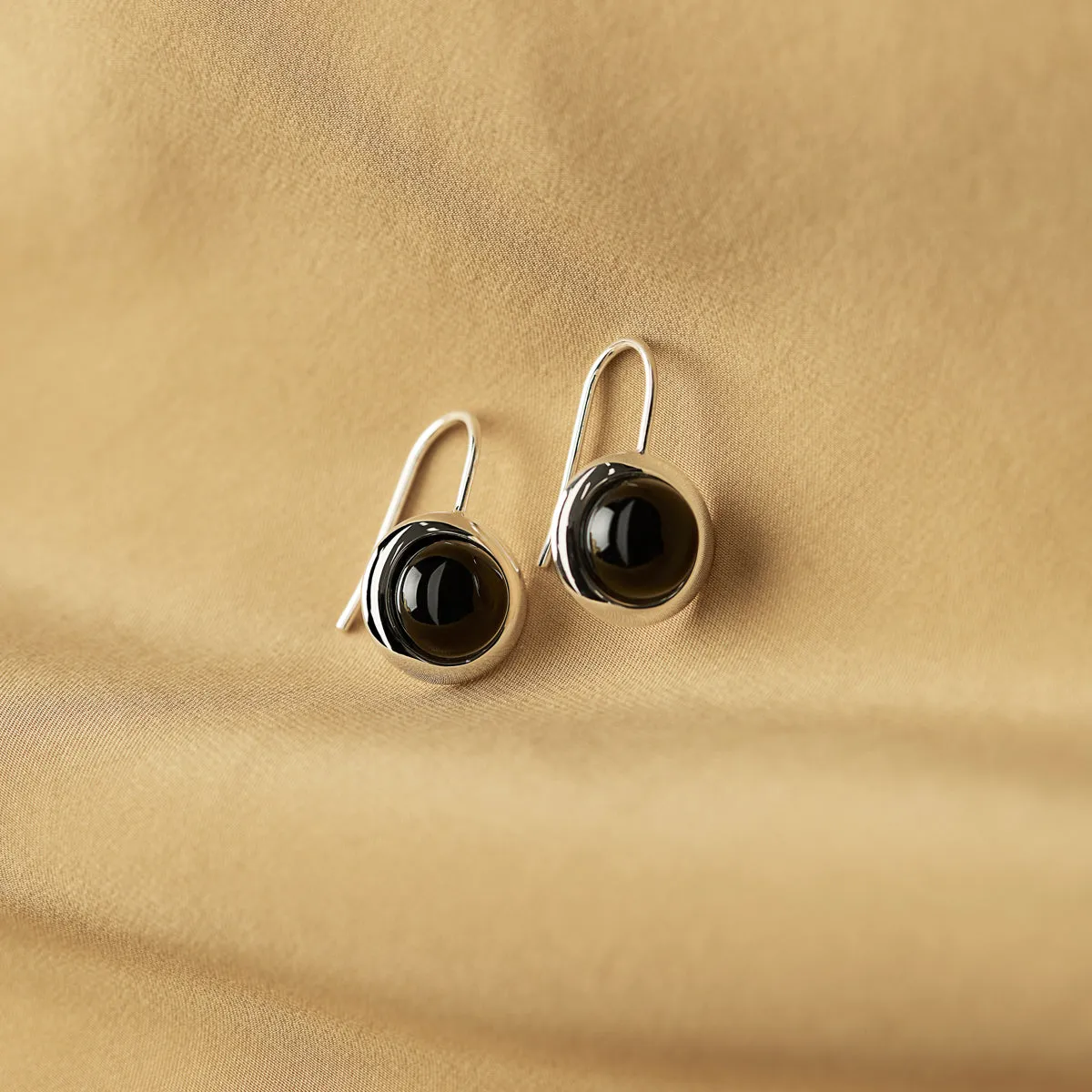 Husk Onyx Drop Earring