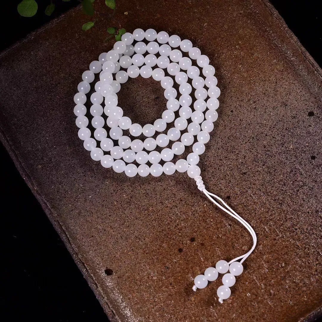 Mutton fat jade necklace