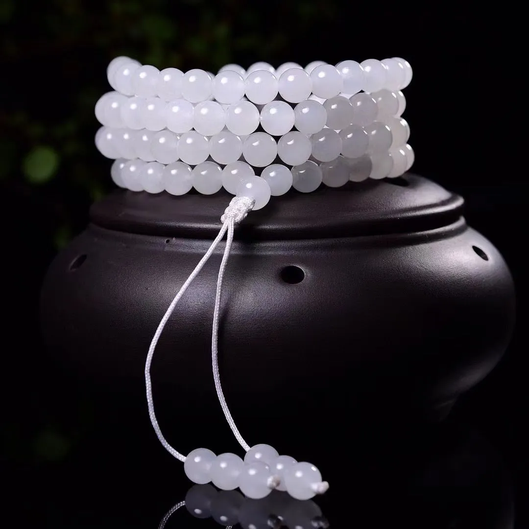 Mutton fat jade necklace
