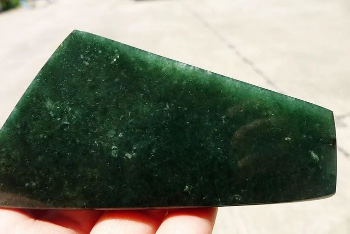 Natural Jade Rough Jadeite Raw (115g,10.6X5.5X0.8cm)