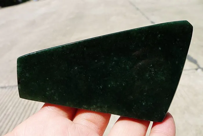 Natural Jade Rough Jadeite Raw (115g,10.6X5.5X0.8cm)