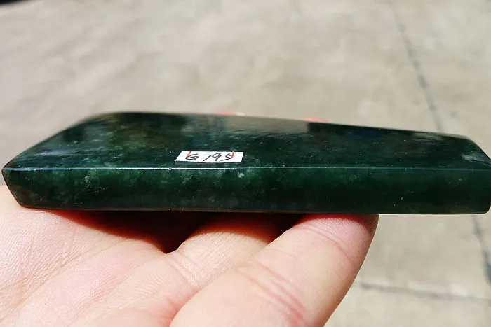 Natural Jade Rough Jadeite Raw (115g,10.6X5.5X0.8cm)