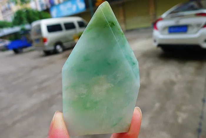 Natural Jade Rough Jadeite Raw (65g,7.5X4.3X0.95cm)