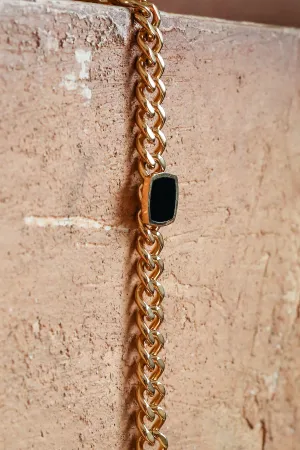 Onyx Link Bracelet