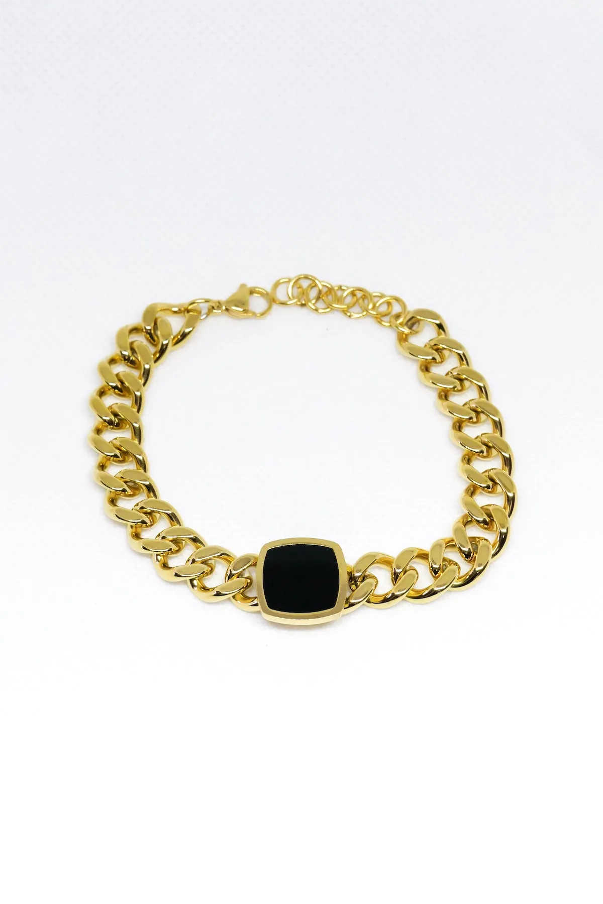 Onyx Link Bracelet