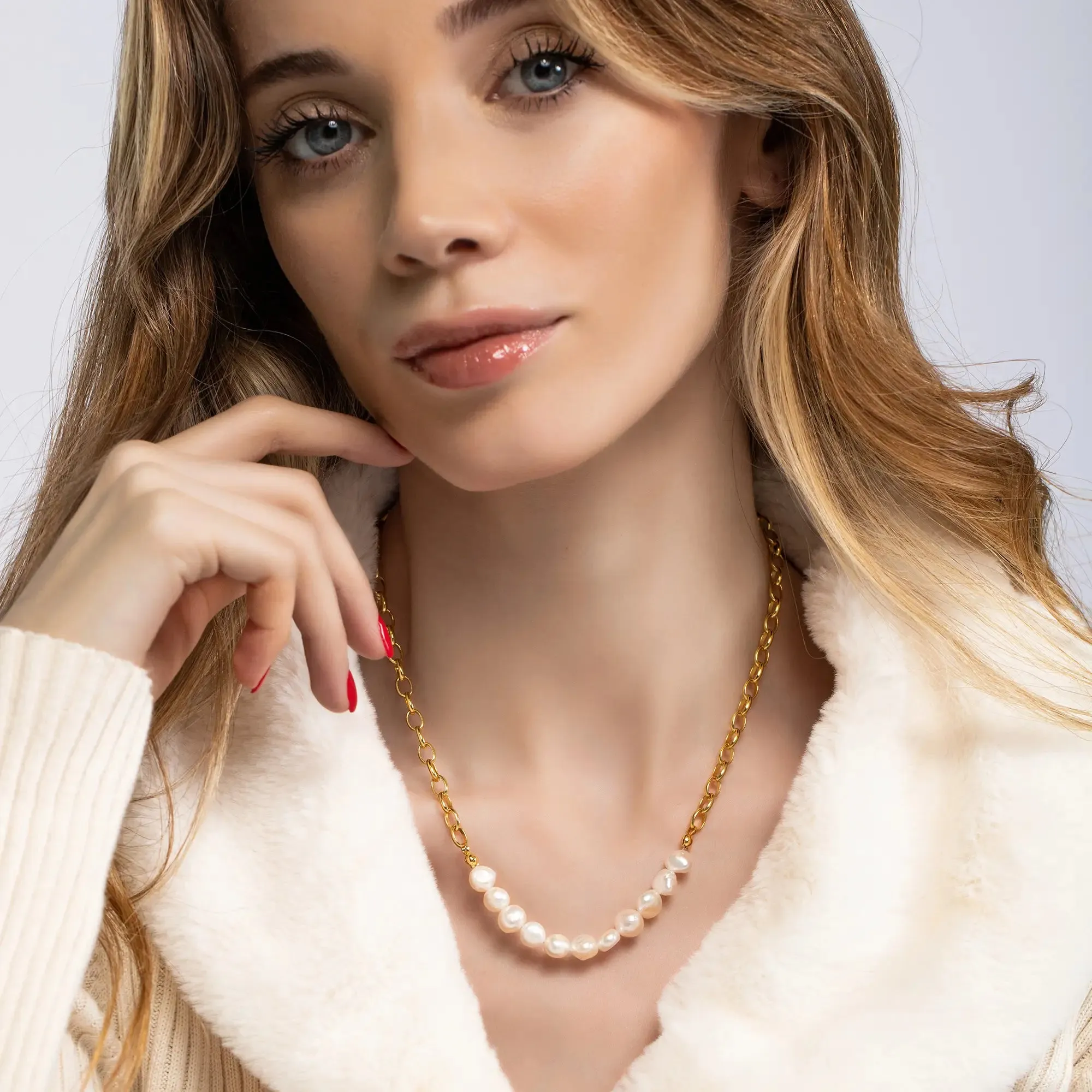 Pearl Chain Necklace