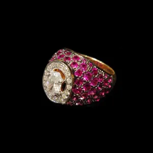 Pink Cocktail Ring