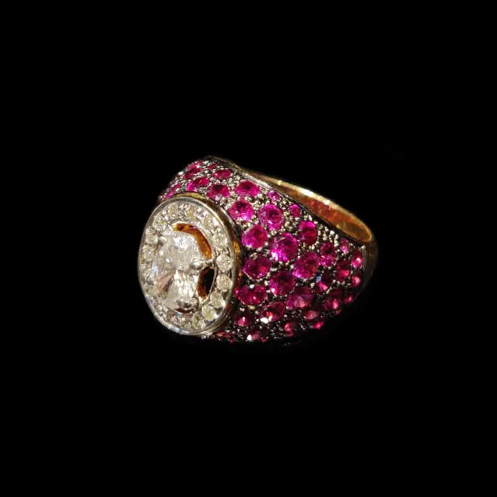 Pink Cocktail Ring