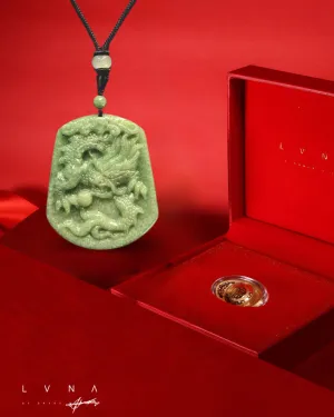 THE VAULT | Natural Jadeite Myanmar Dragon Necklace