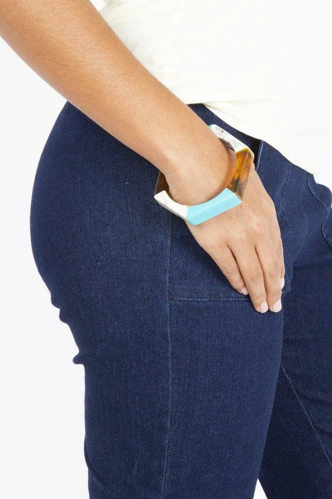 Turquoise Hexagon Bangle