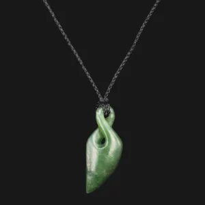 Unique Natural Jade Single Twist Necklace - Perfect Gift for Her Bridesmaids Green Dainty Jewelry with Exquisite Detail for Any Collection