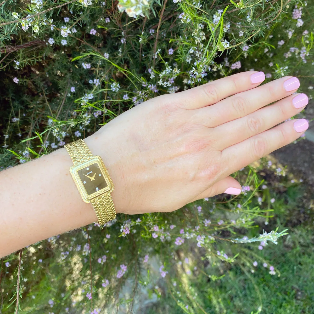 Vintage Piaget 18k Gold Ladies Wristwatch