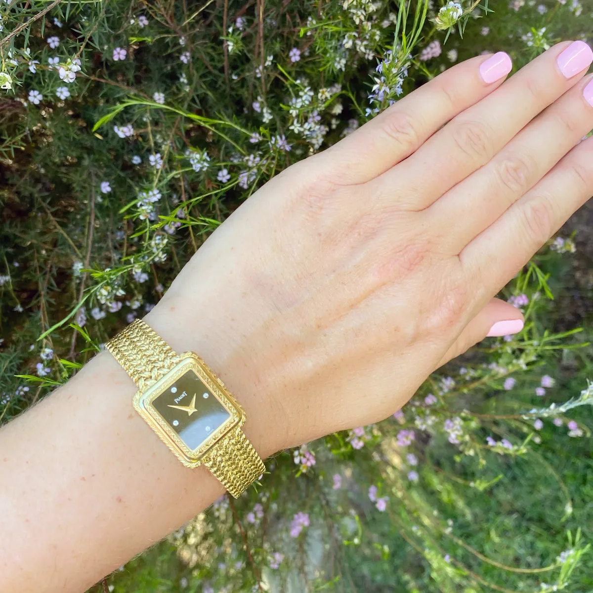 Vintage Piaget 18k Gold Ladies Wristwatch