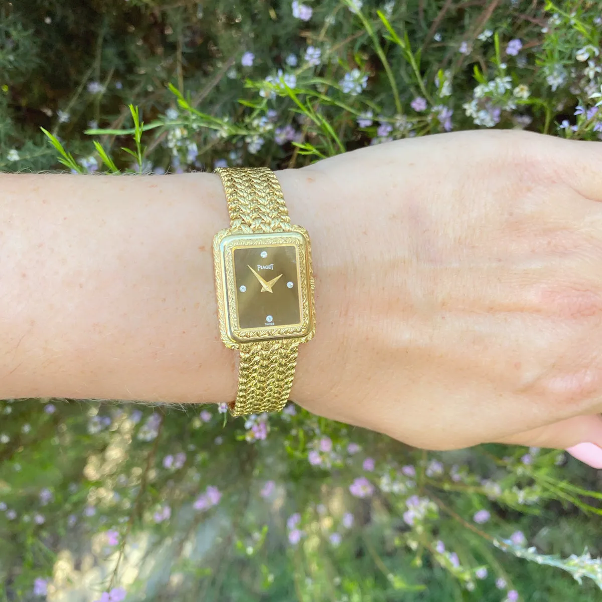 Vintage Piaget 18k Gold Ladies Wristwatch